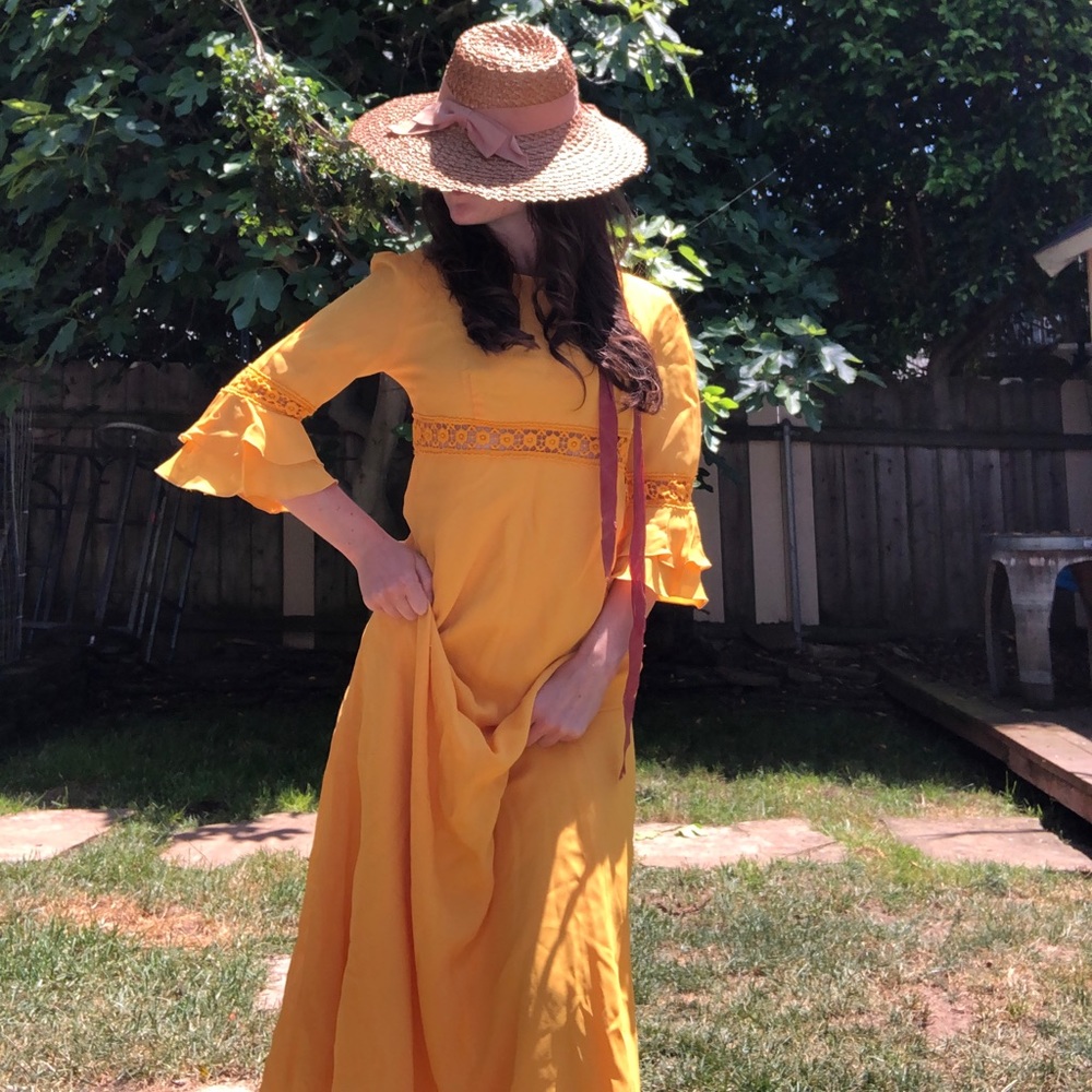 vintage maxi dress - Picture 4 of 4
